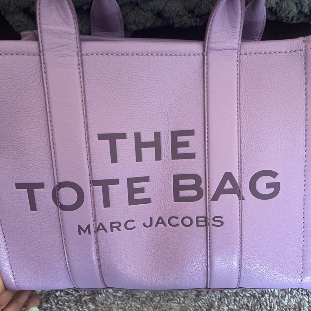 Marc Jacobs Lilac "The Tote Bag" Leather Tote